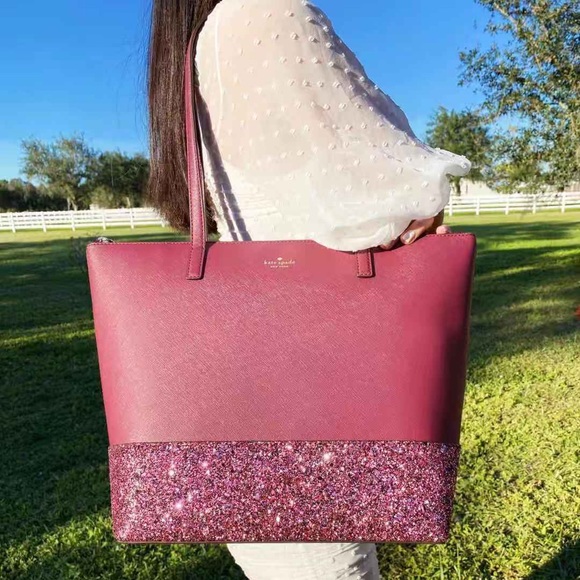 NWT Kate Spade ♠️ Large Tote Glitter - Picture 2 of 3